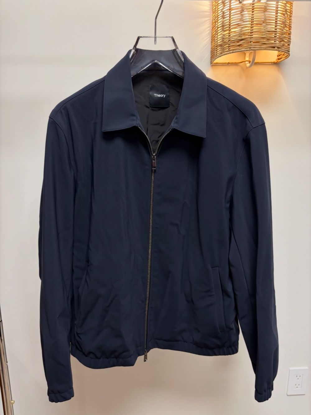Theory Navy Zip Jacket